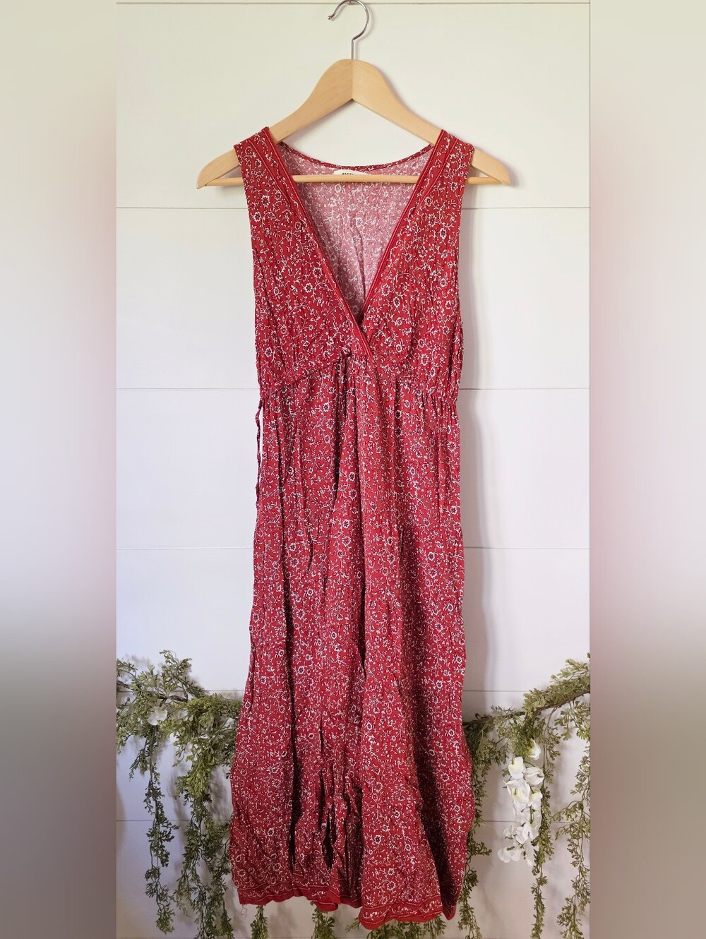 Max Studio Floral Woven Maxi Dress